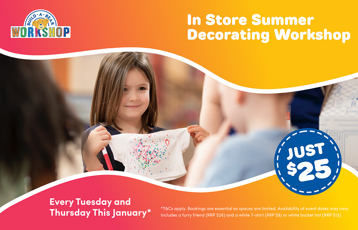 Build-A-Bear: In Store Summer Decorating Workshop