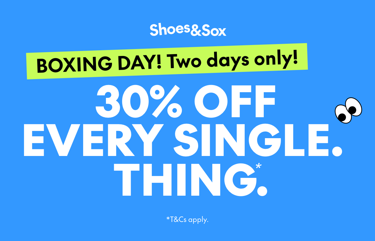 Boxing Day is LIVE! Shop 30% Off Storewide Now!