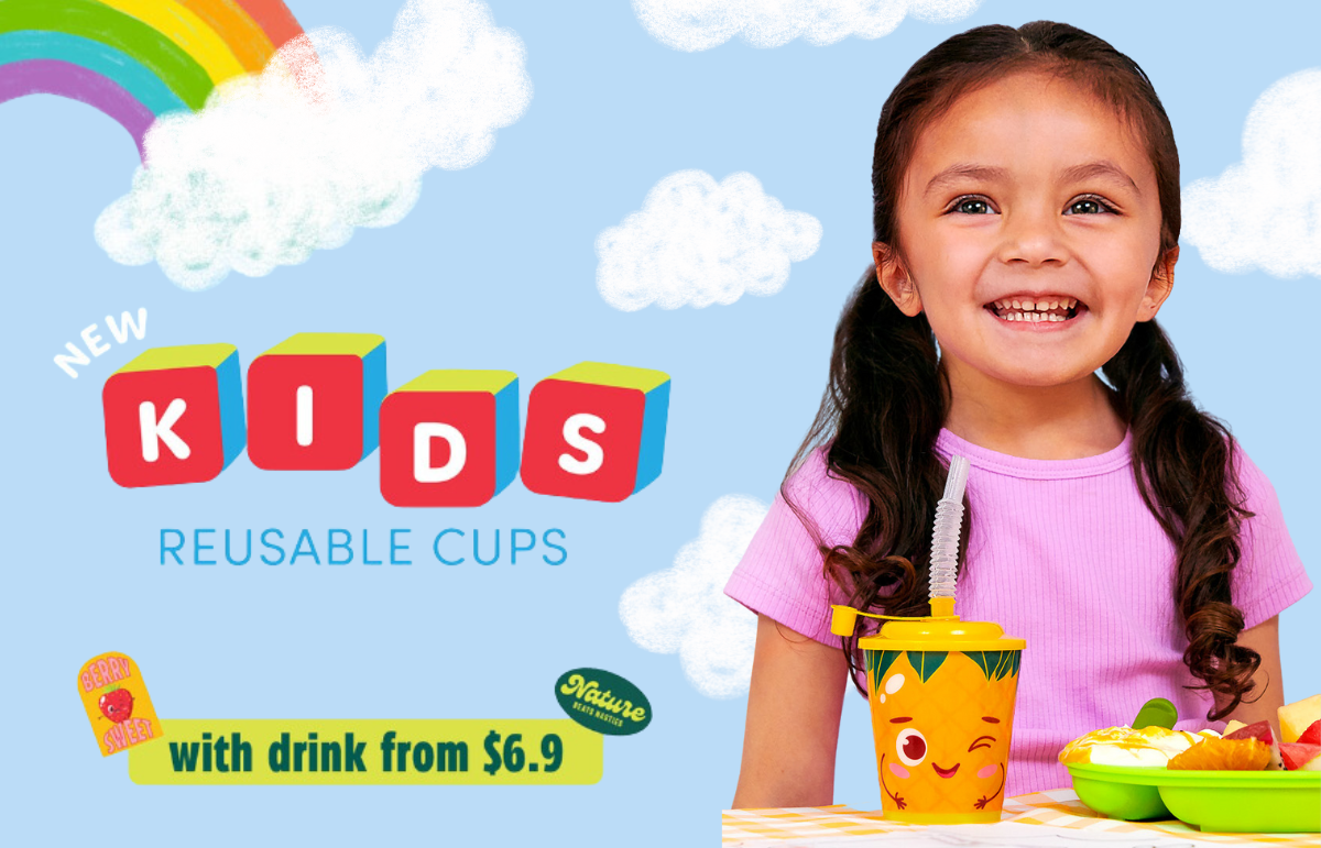 Top Juice - FREE scented stickers with kids cup purchase