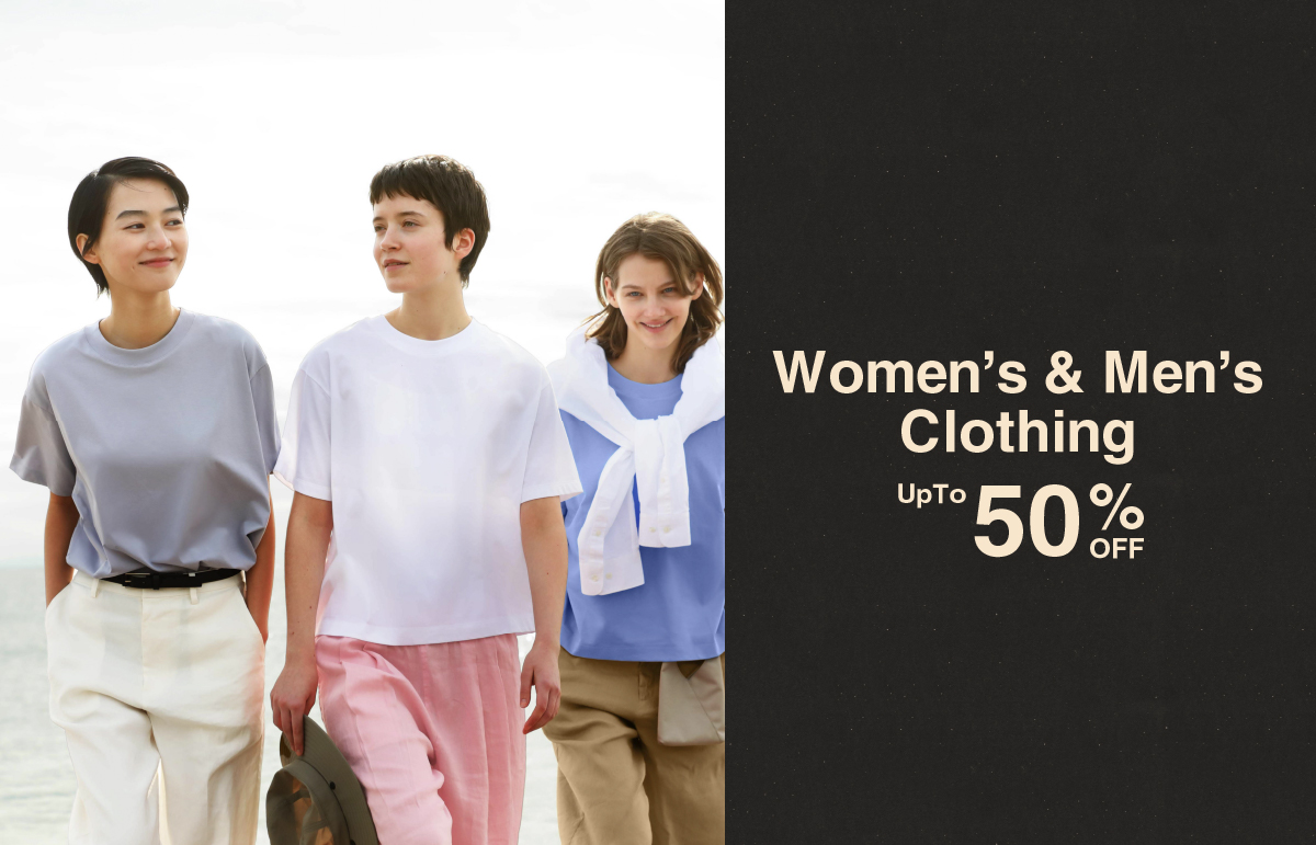 Selected Women’s & Men's Apparel Up To 50% Off
